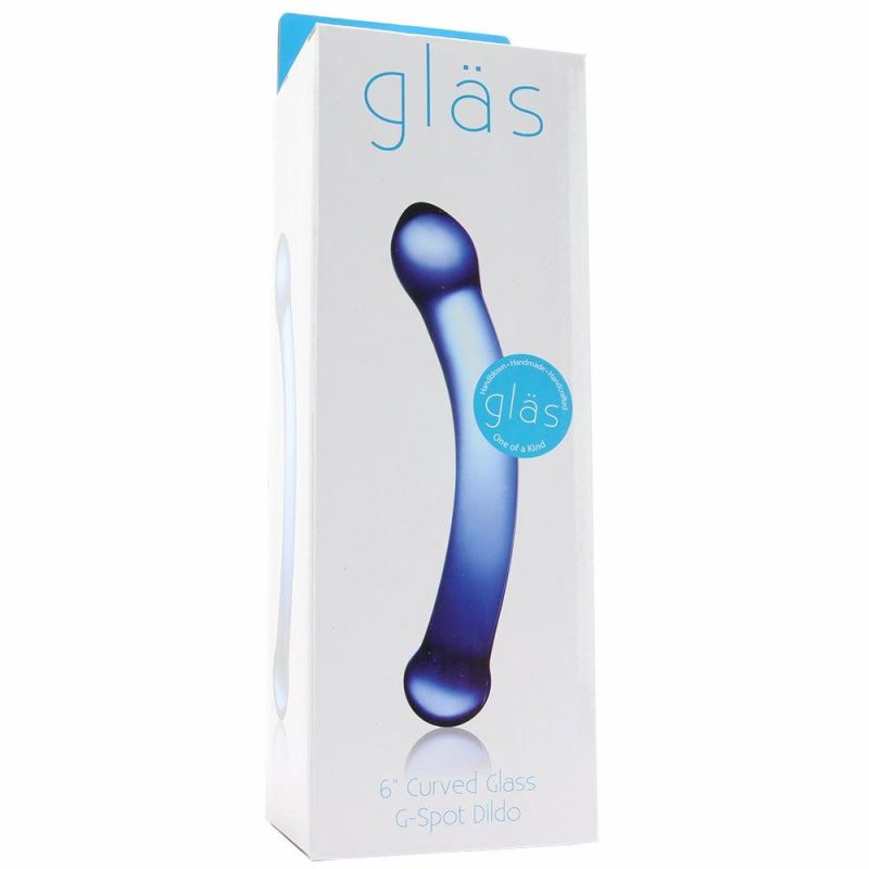 Anal Sex Toys | 6 Inch Curved G-Spot Glass Dildo Anal Sex Toys Anal Sex Toys