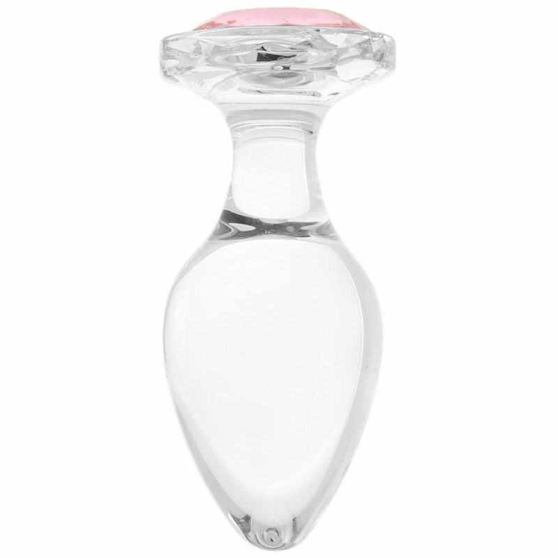 Anal Sex Toys | Adam & Eve Pink Gem Glass Plug In Large Anal Sex Toys Anal Sex Toys