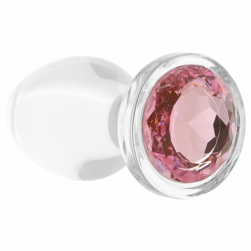 Anal Sex Toys | Adam & Eve Pink Gem Glass Plug In Large Anal Sex Toys Anal Sex Toys