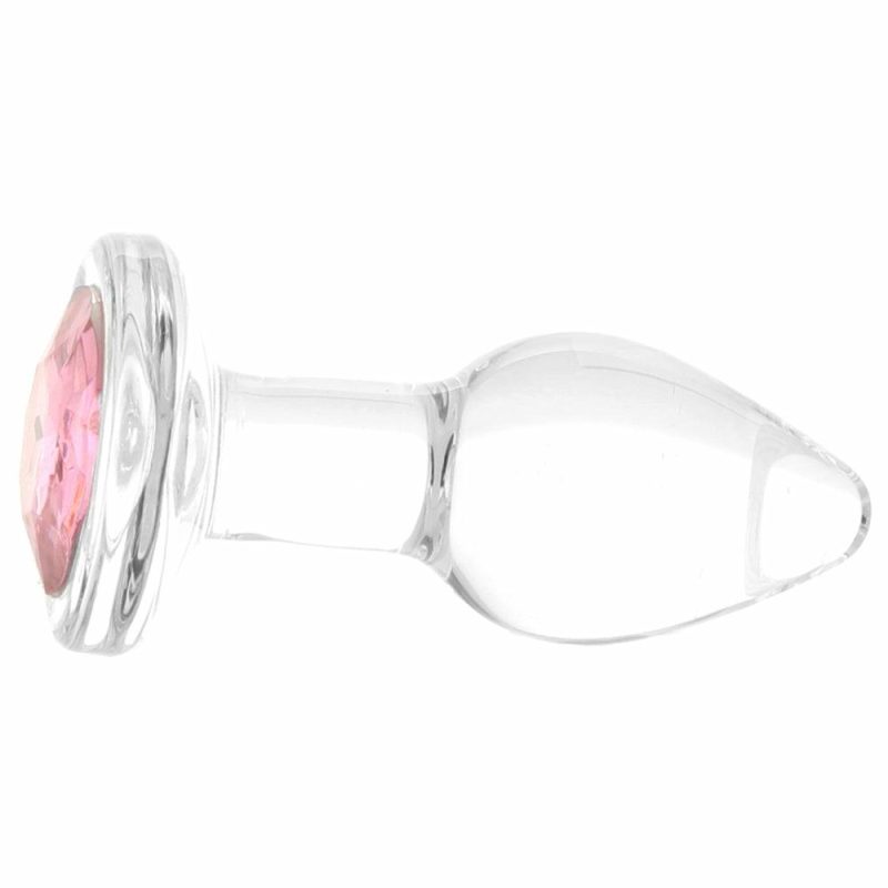 Anal Sex Toys | Adam & Eve Pink Gem Glass Plug In Small Anal Sex Toys Anal Sex Toys