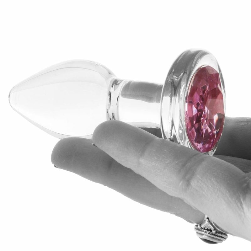 Anal Sex Toys | Adam & Eve Pink Gem Glass Plug In Small Anal Sex Toys Anal Sex Toys