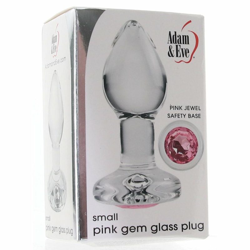 Anal Sex Toys | Adam & Eve Pink Gem Glass Plug In Small Anal Sex Toys Anal Sex Toys