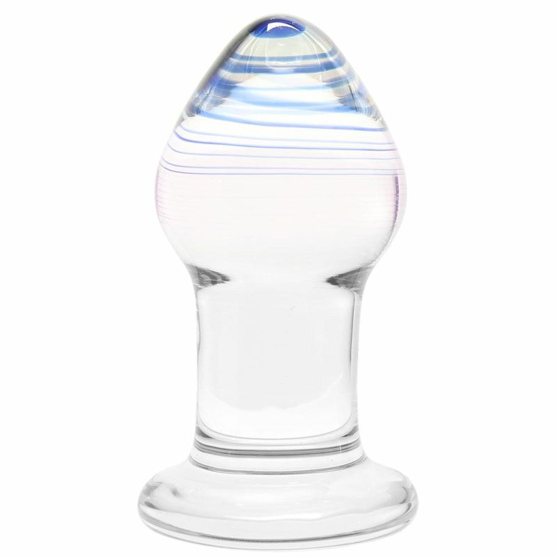 Anal Sex Toys | Amethyst Rain Glass Butt Plug Anal Sex Toys Anal Sex Toys