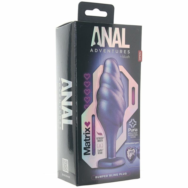 Anal Sex Toys | Anal Adventures Matrix Bumped Bling Plug Anal Sex Toys Anal Sex Toys