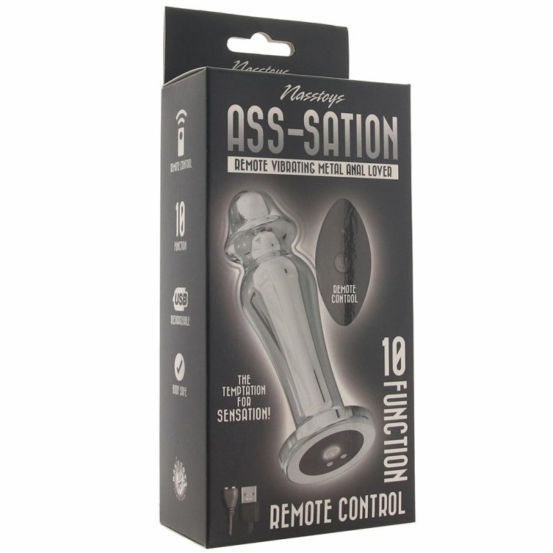 Anal Sex Toys | Ass-Sation Metal Anal Lover Vibe In Silver Anal Sex Toys Anal Sex Toys