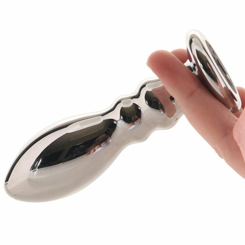 Anal Sex Toys | Ass-Sation Metal Anal Pleaser Vibe In Silver Anal Sex Toys Anal Sex Toys