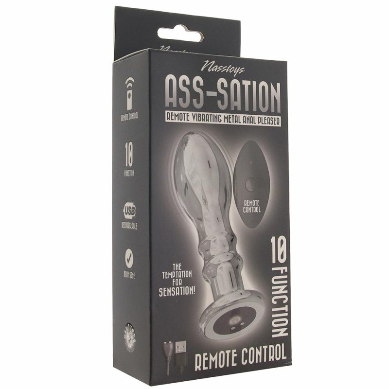 Anal Sex Toys | Ass-Sation Metal Anal Pleaser Vibe In Silver Anal Sex Toys Anal Sex Toys