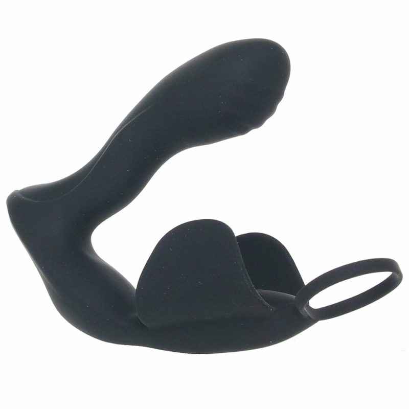 Anal Sex Toys | Atomic Heat-Up P-Spot Massager With Ring In Black Anal Sex Toys Anal Sex Toys