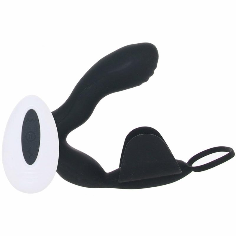 Anal Sex Toys | Atomic Heat-Up P-Spot Massager With Ring In Black Anal Sex Toys Anal Sex Toys