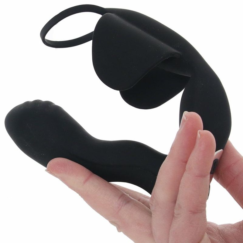 Anal Sex Toys | Atomic Heat-Up P-Spot Massager With Ring In Black Anal Sex Toys Anal Sex Toys