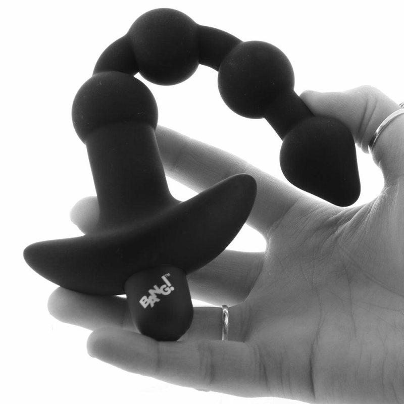 Anal Sex Toys | Bang! Vibrating Anal Beads In Black Anal Sex Toys Anal Sex Toys