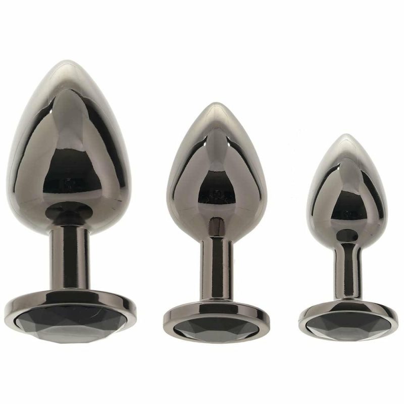 Anal Sex Toys | Black Gem Anal Plug Set Anal Sex Toys Anal Sex Toys