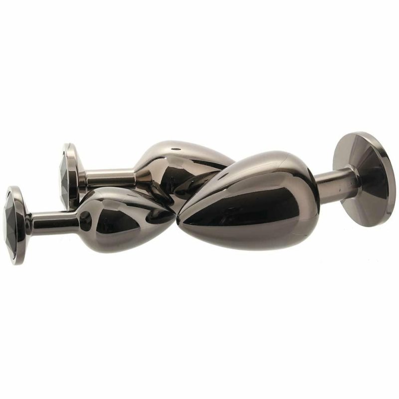 Anal Sex Toys | Black Gem Anal Plug Set Anal Sex Toys Anal Sex Toys