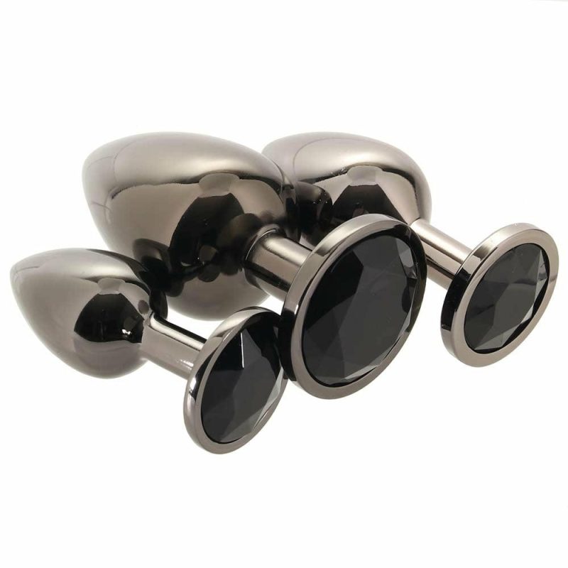 Anal Sex Toys | Black Gem Anal Plug Set Anal Sex Toys Anal Sex Toys