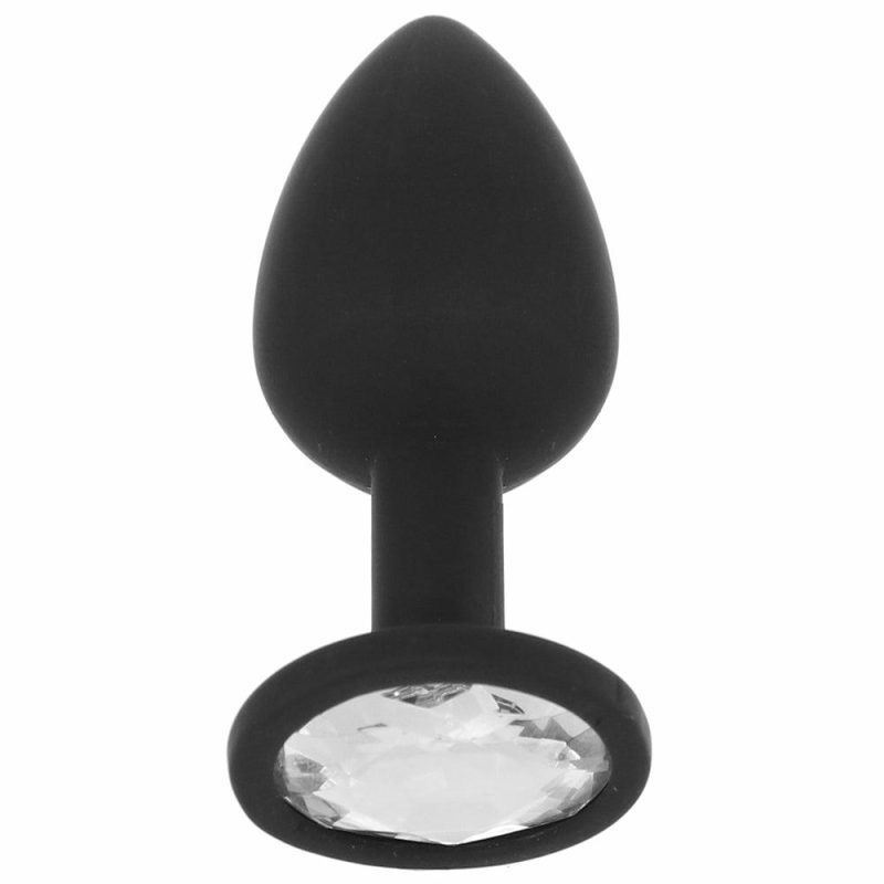 Anal Sex Toys | Black & White Silicone Butt Plug Anal Sex Toys Anal Sex Toys