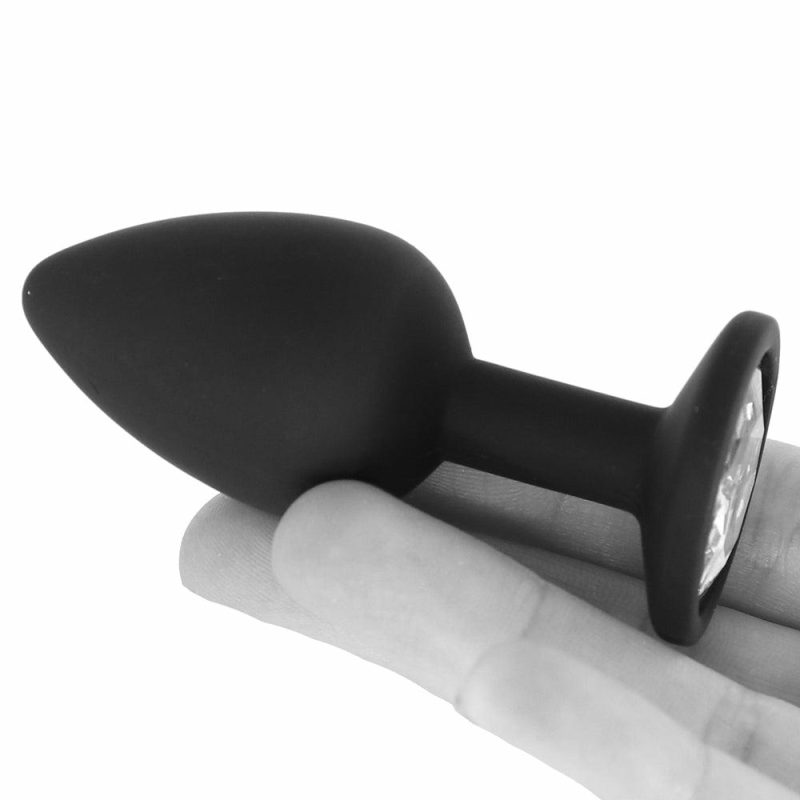 Anal Sex Toys | Black & White Silicone Butt Plug Anal Sex Toys Anal Sex Toys