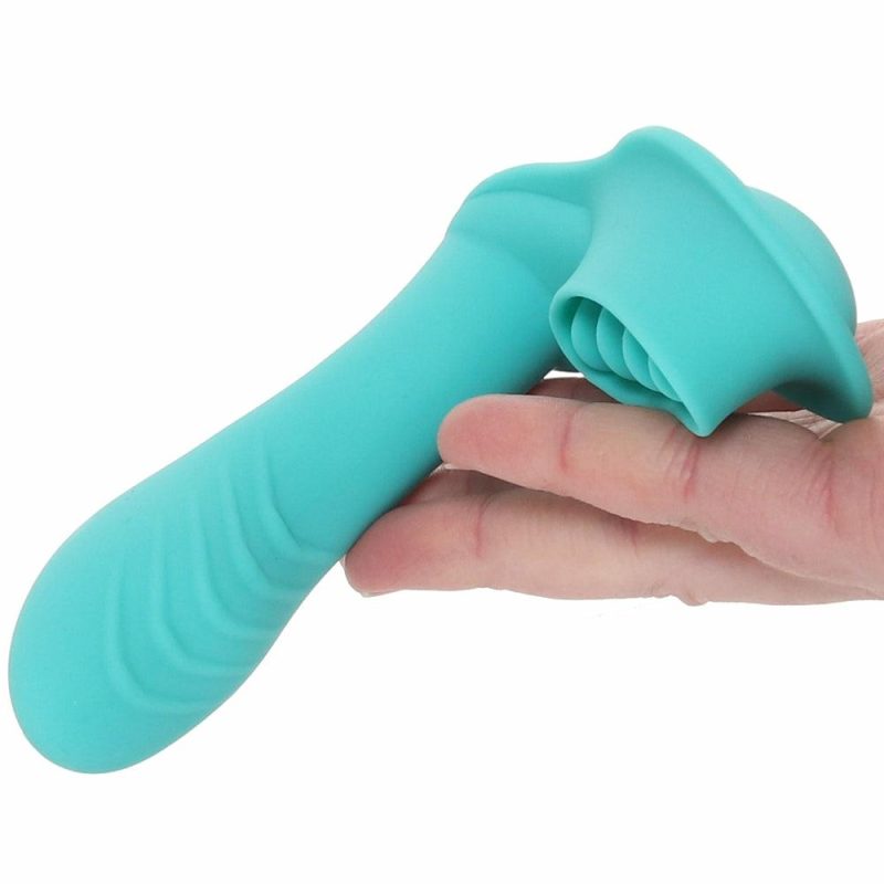 Anal Sex Toys | Blaze Remote Satisfier Vibe In Aqua Anal Sex Toys Anal Sex Toys