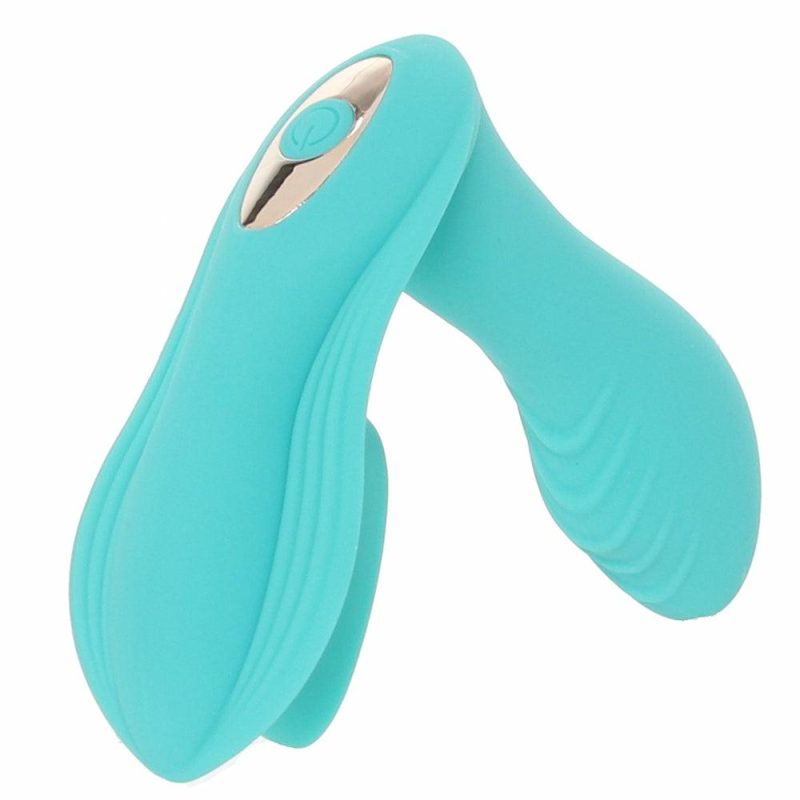 Anal Sex Toys | Blaze Remote Satisfier Vibe In Aqua Anal Sex Toys Anal Sex Toys