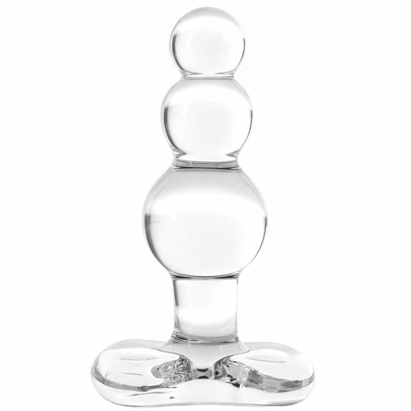 Anal Sex Toys | Blown Beaded Plug In Clear Anal Sex Toys Anal Sex Toys