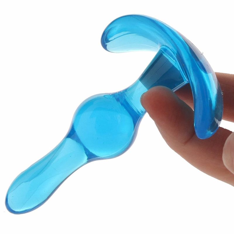 Anal Sex Toys | Blue Line 3.5 Inch Tear Drop Butt Plug Anal Sex Toys Anal Sex Toys