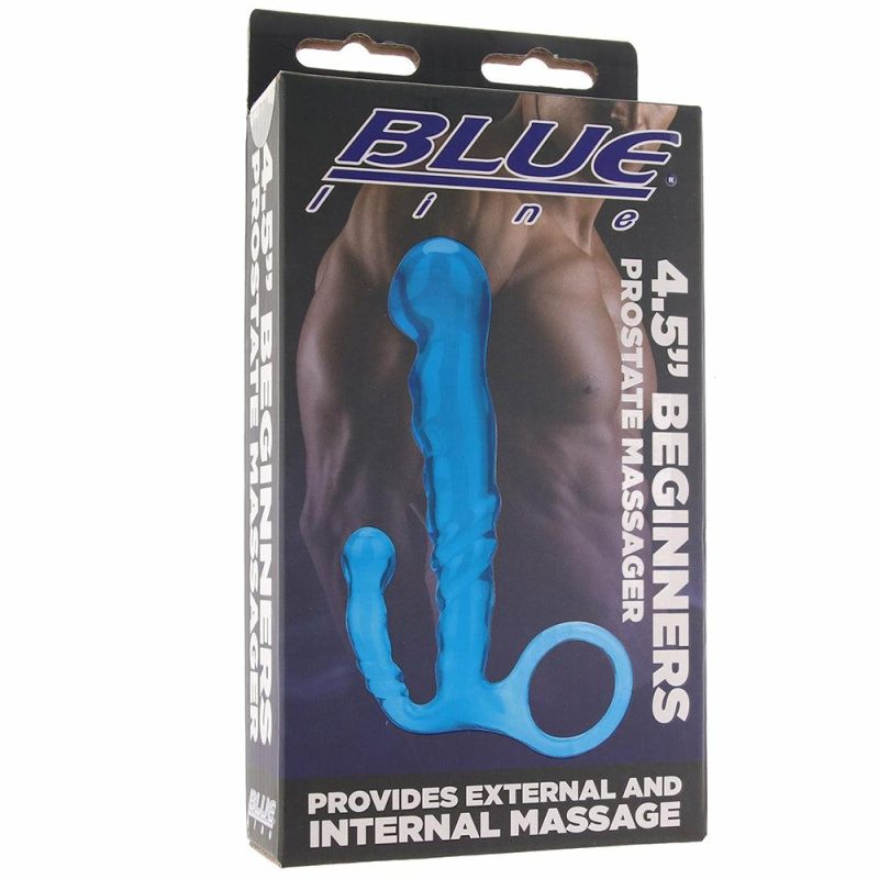 Anal Sex Toys | Blue Line 4.5 Inch Beginners Prostate Massager Anal Sex Toys Anal Sex Toys