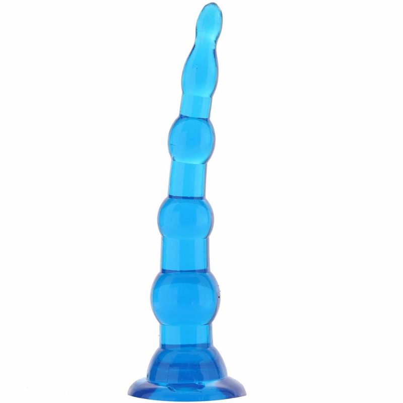 Anal Sex Toys | Blue Line 6.75 Inch Anal Beads With Suction Base Anal Sex Toys Anal Sex Toys