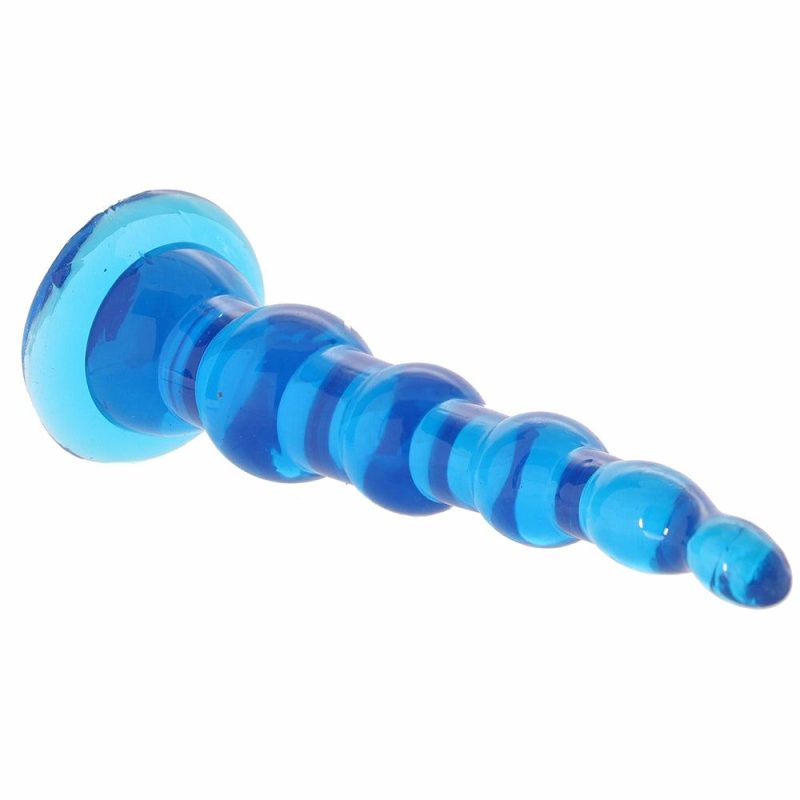 Anal Sex Toys | Blue Line 6.75 Inch Anal Beads With Suction Base Anal Sex Toys Anal Sex Toys