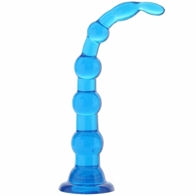 Anal Sex Toys | Blue Line 8.5 Inch Anal Beads With Suction Base Anal Sex Toys Anal Sex Toys