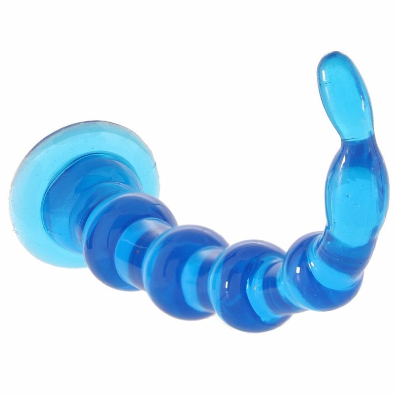 Anal Sex Toys | Blue Line 8.5 Inch Anal Beads With Suction Base Anal Sex Toys Anal Sex Toys