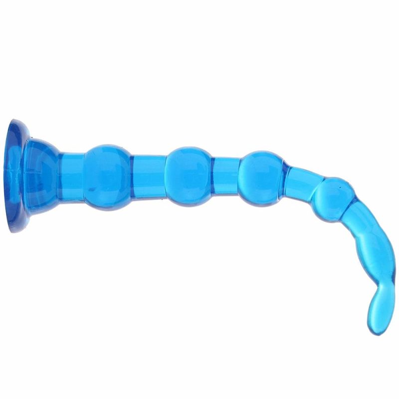 Anal Sex Toys | Blue Line 8.5 Inch Anal Beads With Suction Base Anal Sex Toys Anal Sex Toys