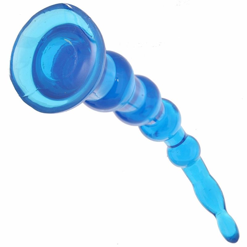 Anal Sex Toys | Blue Line 8.5 Inch Anal Beads With Suction Base Anal Sex Toys Anal Sex Toys