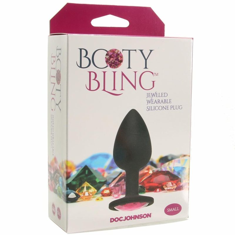 Anal Sex Toys | Booty Bling Small Pink Jeweled Silicone Plug Anal Sex Toys Anal Sex Toys