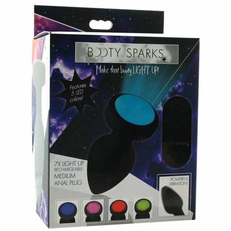 Anal Sex Toys | Booty Sparks 7X Light Up Butt Plug In Medium Anal Sex Toys Anal Sex Toys