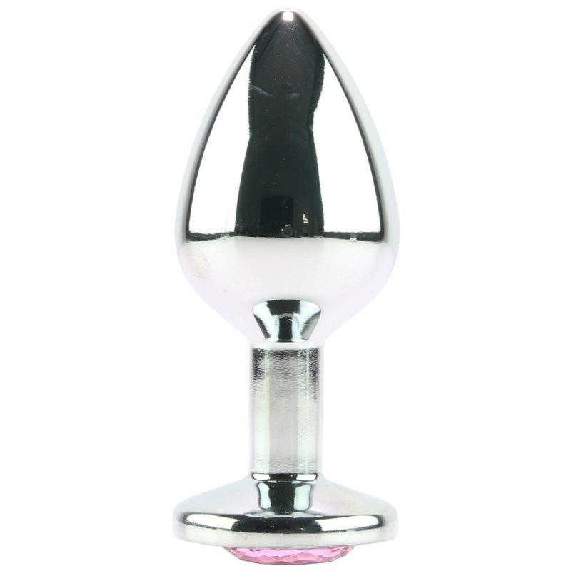 Anal Sex Toys | Booty Sparks Pink Gem Medium Butt Plug Anal Sex Toys Anal Sex Toys