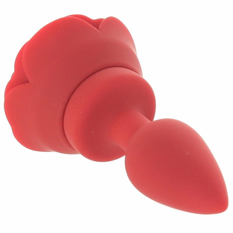 Anal Sex Toys | Booty Sparks Remote Vibrating Rose Plug In Small Anal Sex Toys Anal Sex Toys