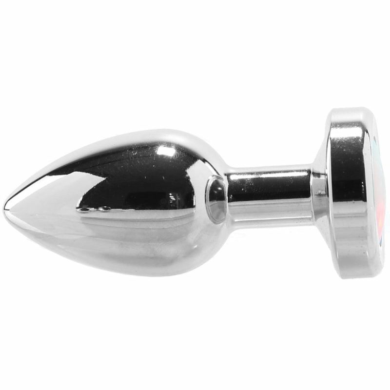 Anal Sex Toys | Booty Sparks Silver Light Up Anal Plug In Small Anal Sex Toys Anal Sex Toys