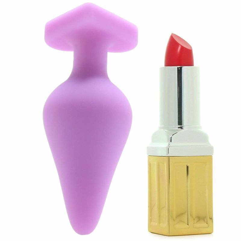 Anal Sex Toys | Candy Hearts Do Me Now Small Butt Plug In Purple Anal Sex Toys Anal Sex Toys