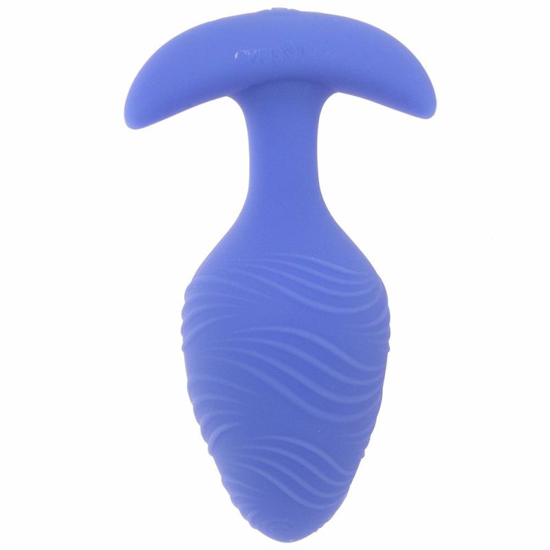 Anal Sex Toys | Cheeky Large Glow-In-The-Dark Vibrating Butt Plug In Blue Anal Sex Toys Anal Sex Toys