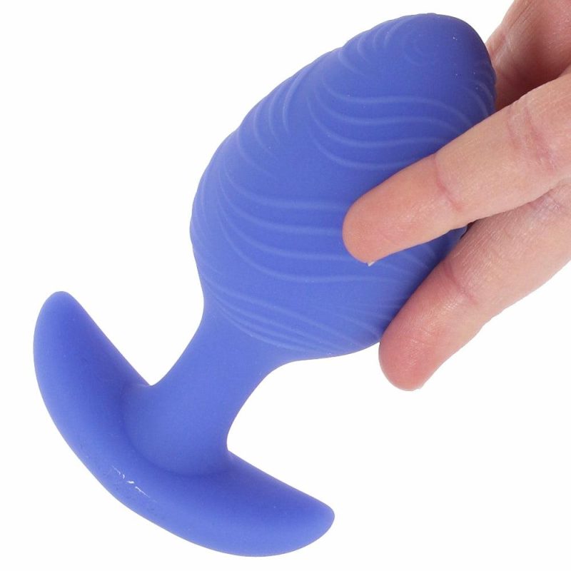 Anal Sex Toys | Cheeky Large Glow-In-The-Dark Vibrating Butt Plug In Blue Anal Sex Toys Anal Sex Toys