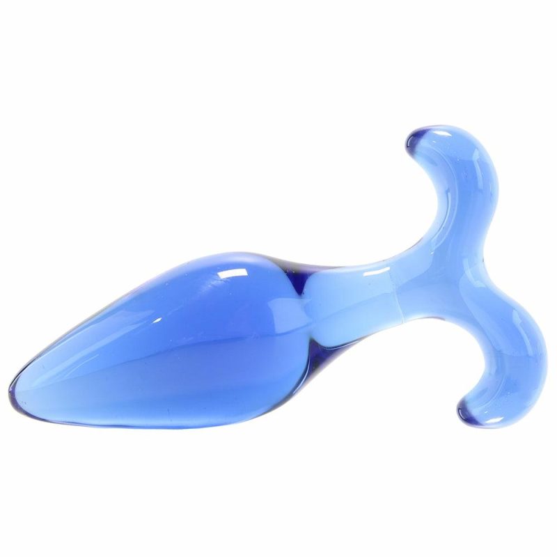 Anal Sex Toys | Chrystalino Expert Blue Glass Butt Plug Anal Sex Toys Anal Sex Toys