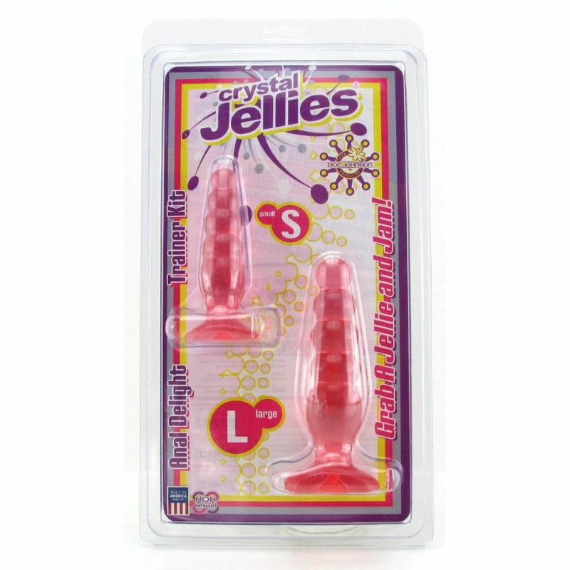 Anal Sex Toys | Crystal Jellies Anal Delight Trainer Kit In Pink Anal Sex Toys Anal Sex Toys