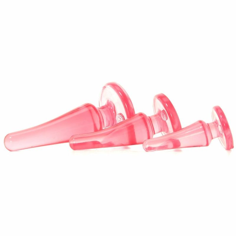 Anal Sex Toys | Crystal Jellies Anal Initiation Kit In Pink Anal Sex Toys Anal Sex Toys