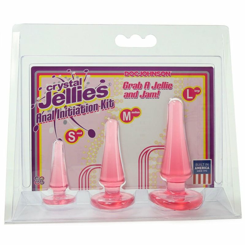 Anal Sex Toys | Crystal Jellies Anal Initiation Kit In Pink Anal Sex Toys Anal Sex Toys