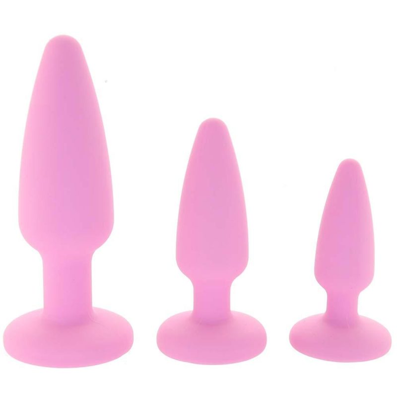 Anal Sex Toys | First Time Crystal Booty Anal Plug Set In Pink Anal Sex Toys Anal Sex Toys