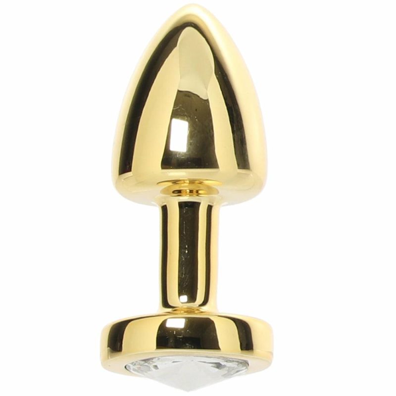 Anal Sex Toys | Gemsations 2 Inch Beginners Bling Bling Plug In Gold Anal Sex Toys Anal Sex Toys