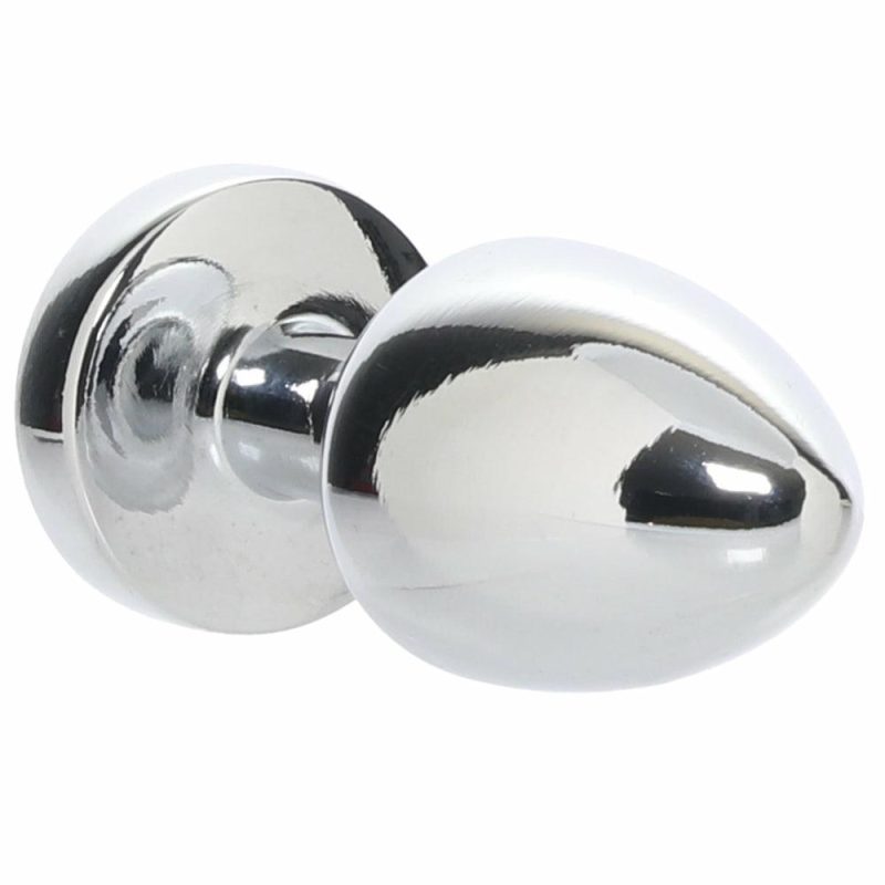 Anal Sex Toys | Gemsations 2 Inch Beginners Bling Bling Plug In Silver Anal Sex Toys Anal Sex Toys