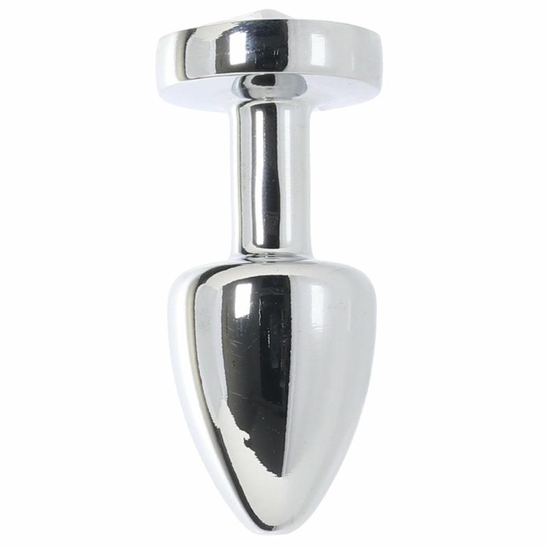 Anal Sex Toys | Gemsations 2 Inch Beginners Bling Bling Plug In Silver Anal Sex Toys Anal Sex Toys