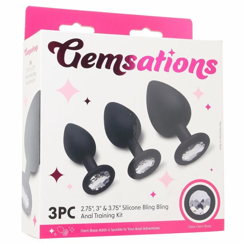 Anal Sex Toys | Gemsations Round Gem Silicone Anal Training Kit Anal Sex Toys Anal Sex Toys