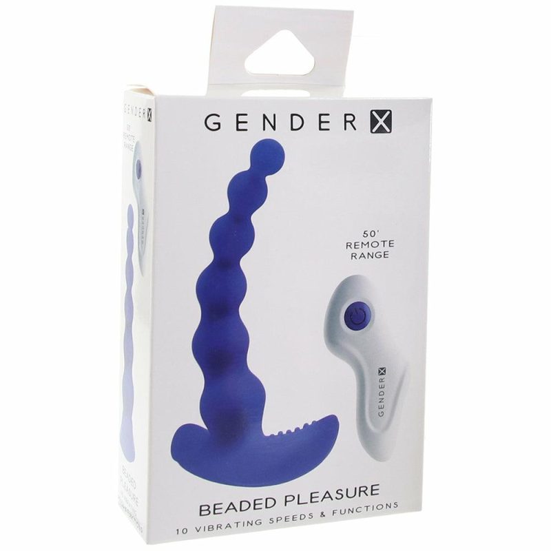 Anal Sex Toys | Gender X Beaded Pleasure Remote Vibe Anal Sex Toys Anal Sex Toys