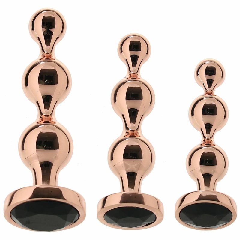 Anal Sex Toys | Gender X Gold Digger Beaded Plug Set Anal Sex Toys Anal Sex Toys